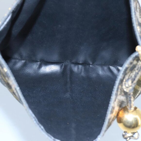 FENDI Zucca Canvas Pouch Gold Auth 102385 - Picture 12 of 15